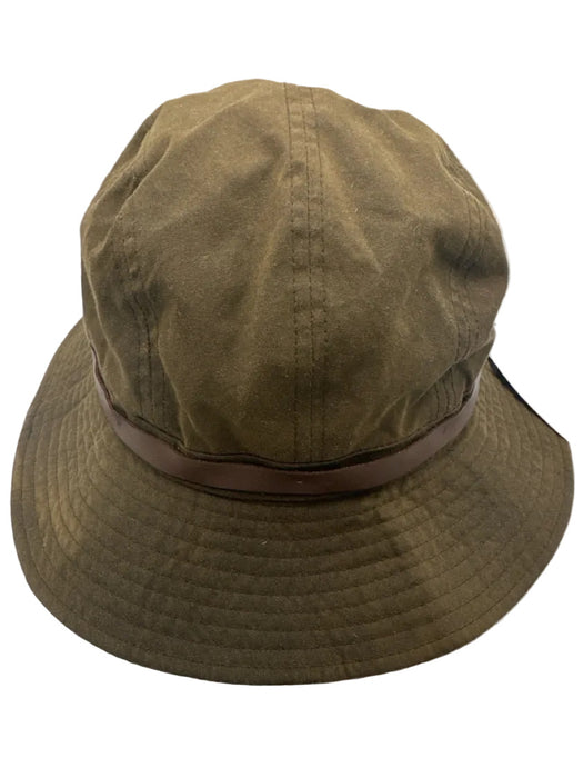 Barbour Brown Coated Cotton Bucket Hat Hat