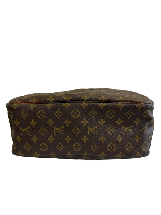 Louis Vuitton Brown Print Coated Canvas Monogram Top Handle Vintage Bag