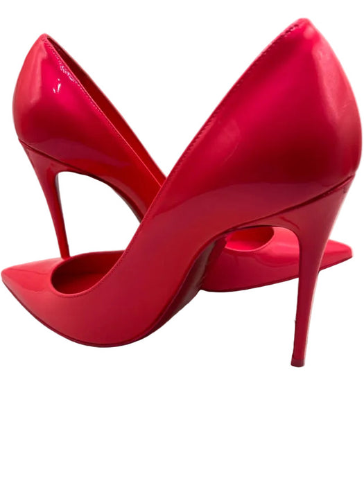 Christian Louboutin Shoe Size 8.5 Pink Patent Leather Pointed Toe Stiletto Pumps