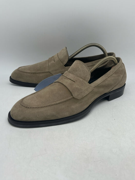 Pastori Shoe Size 8.5 NWT Tan Suede Solid loafer Men's Shoes