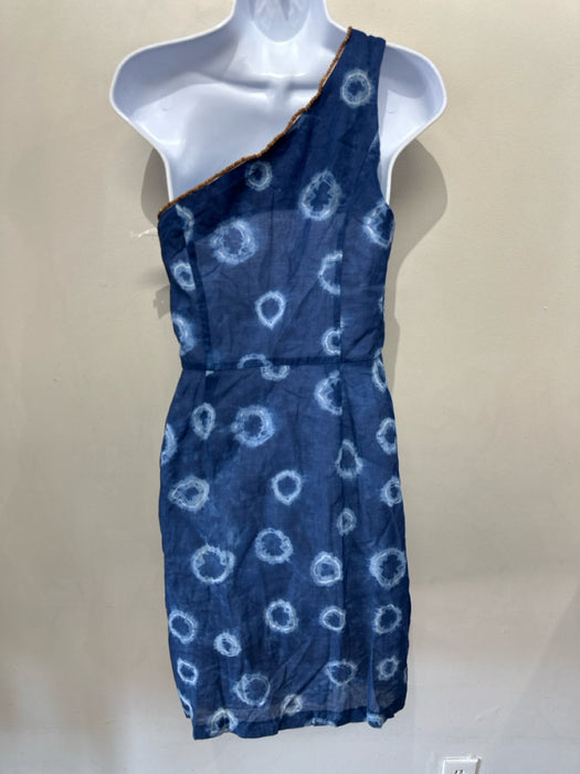 Patterson J. Kincaid Size M Neon Green Rayon Halter Spaghetti Strap Dress