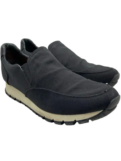 Prada Shoe Size 36 Black Synthetic Knit Stretch Panel Slip On Sneakers