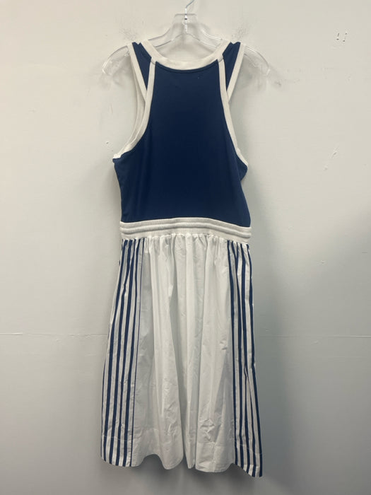 Daily Practice Size Petite Navy & white Cotton Sleeveless Stripe Maxi Dress
