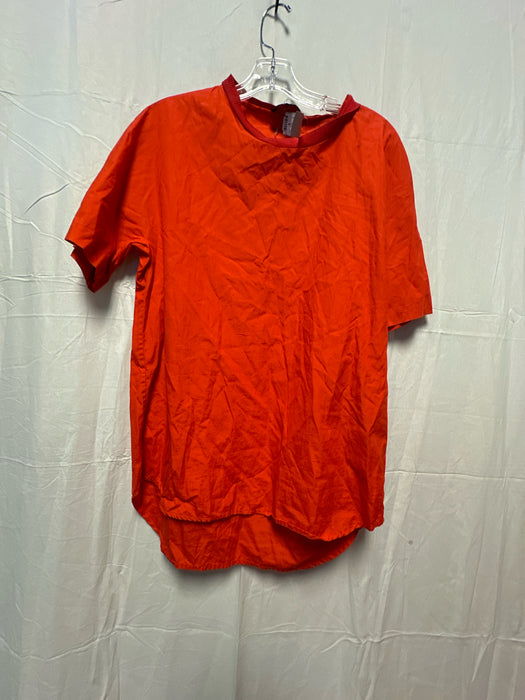 3.1 Phillip Lim Size S Tomato Cotton Short Sleeve Top