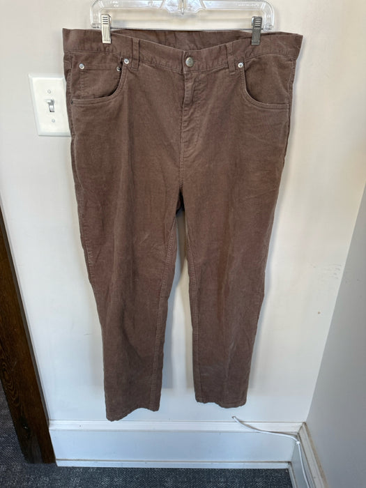 Vuori Size 36 Taupe Corduroy Athletic Men's Pants
