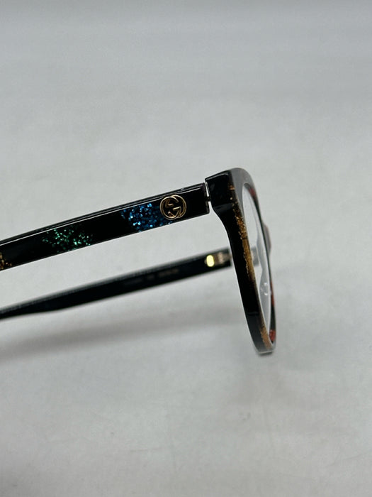 Gucci Black & Multi Acetate Shimmer Box Inc. Glasses