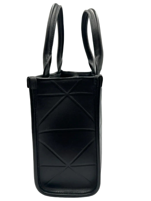Prada Black Leather Logo Top Handle Strap Incl Certified by Entrupy Bag