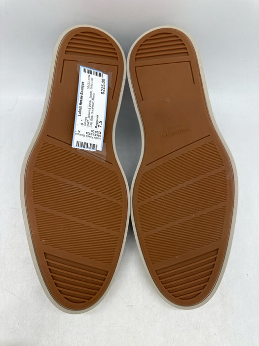 Magnanni Shoe Size 7 NWT Brown & White Suede Solid Low Top Men's Shoes
