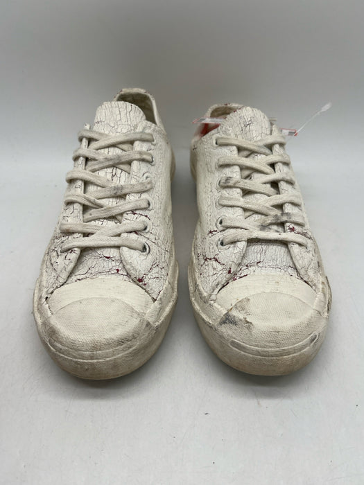 Converse Shoe Size 6 AS IS White Synthetic Low Top Lace Up Men's Shoes