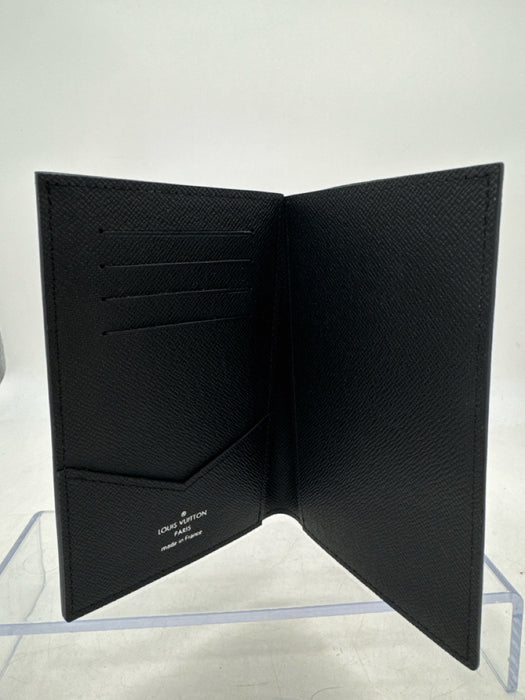 Louis Vuitton Black & Gray Leather Checkered Men's Wallet