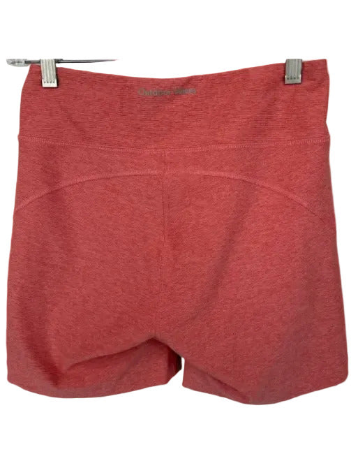 Outdoor Voices Size S Orange Polyester & Spandex Biker Shorts Athletic Shorts