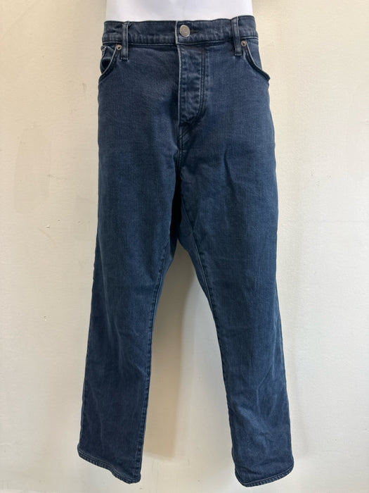Burberry Size 40 Dark Wash Cotton Blend Solid Jean Men's Pants