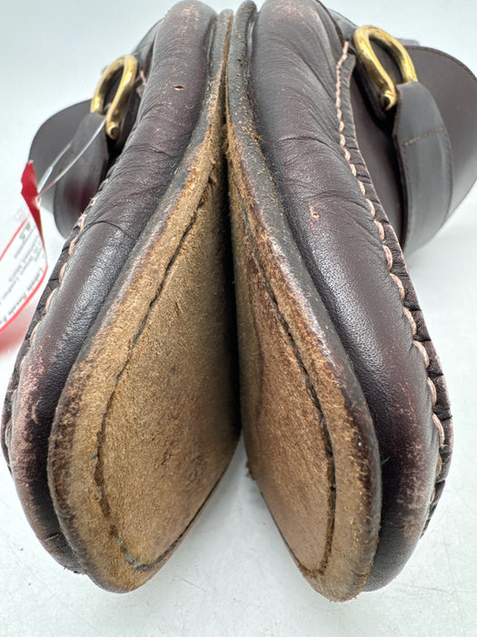 Ferragamo Shoe Size 8.5 AS IS Brown Leather Horsebit loafer Men's Shoes