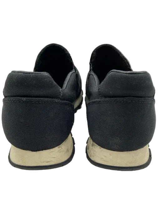 Prada Shoe Size 36 Black Synthetic Knit Stretch Panel Slip On Sneakers