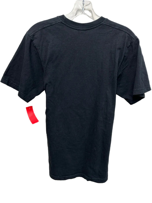 supreme Size S Black Cotton Blend logo T shirt Crew Men's Short Sleeve