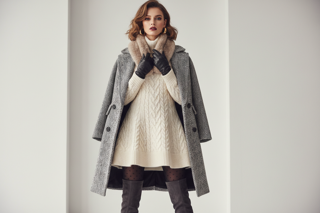 change to short winter dress