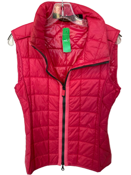 Frauenschuh Size 2 Pink Nylon Quilted Full ZIp Vest