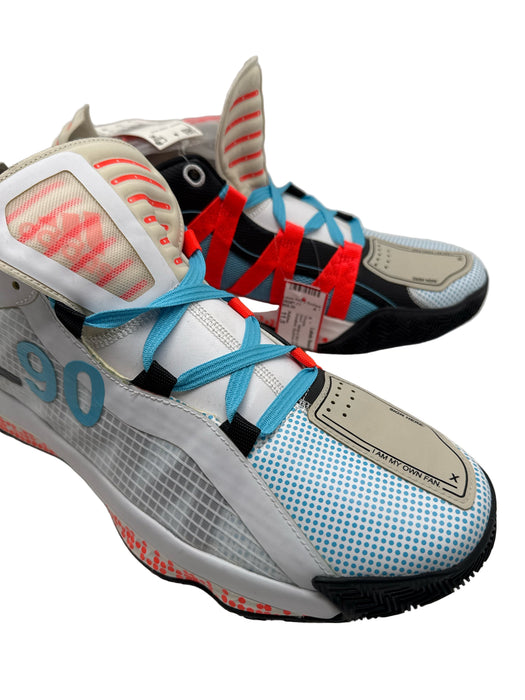 Adidas Shoe Size 11.5 NWT White & Multi Synthetic Solid Sneaker Men's Shoes