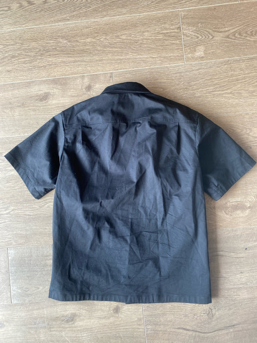 Louis Vuitton Size S Black Cotton Button Down Collared Shirt