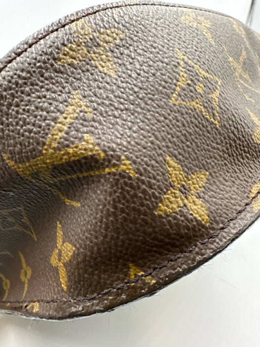 Louis Vuitton Brown Coated Canvas Monogram Flap Top Adjustable Strap Bag