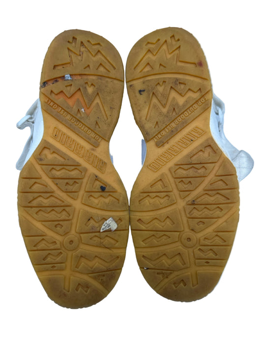 Nike Shoe Size 11.5 AS IS White Leather Solid Sneaker Men's Shoes