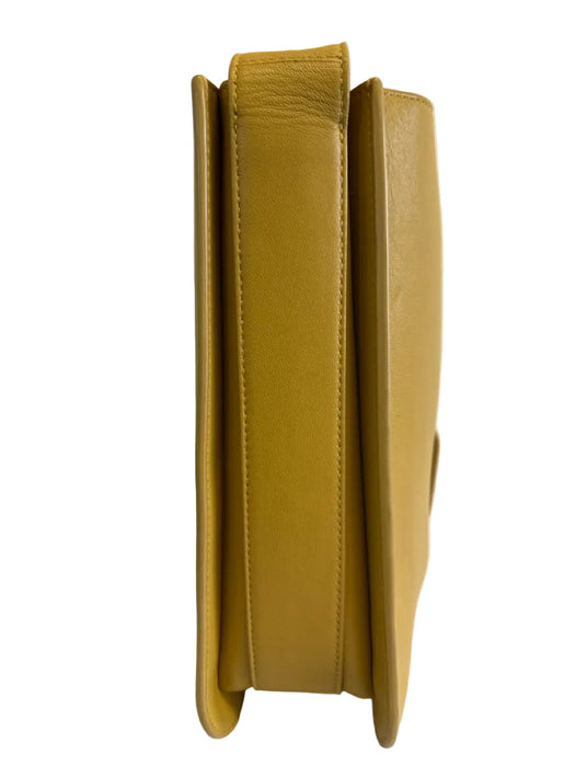 Bottega Veneta Yellow Leather Lambskin Gold Hardware Shoulder Bag Bag