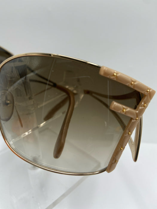 Fendi Gold Metal Case Inc. Sunglasses