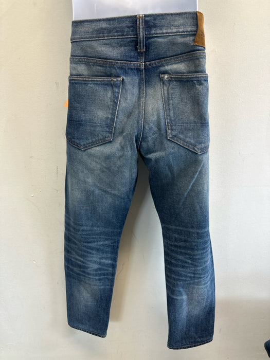 Tom Ford Size 31 medium dark wash Cotton Solid Slim Jean Men's Pants