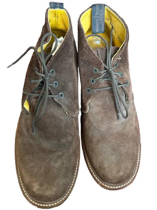 Shoe Size 10.5 AS IS Brown Suede Lace Up Men's Boots