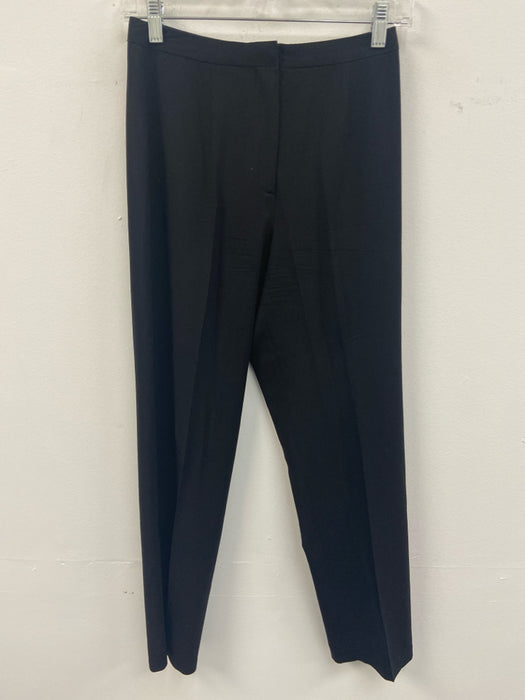 Giorgio Armani Size 36 Black Wool Blend Button & Zip Straight Leg Pant Set