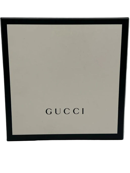 Gucci Black Leather Gold Tone Hardware GG Pearl Accents Box & Bag Inc. Belts