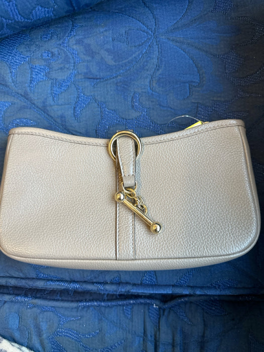 Strathberry Mushroom Leather Toggle Chain Strap Crossbody GHW Bag