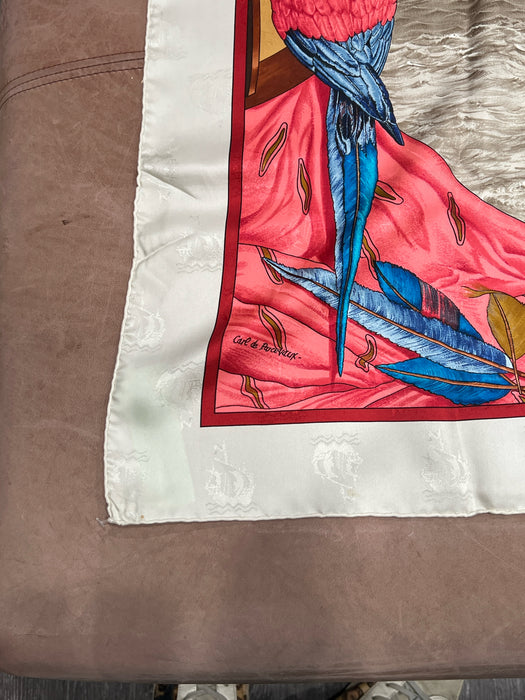 Hermes Multi Silk Christphe Colombus Decouvre L'Ameri By Carl De Parcevaux scarf