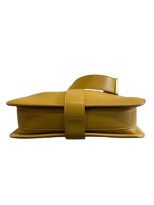 Bottega Veneta Yellow Leather Lambskin Gold Hardware Shoulder Bag Bag