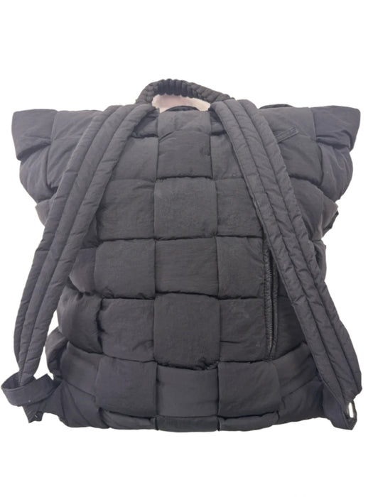 Bottega Veneta Like New Black Synthetic Woven Backpack Men's Backpack