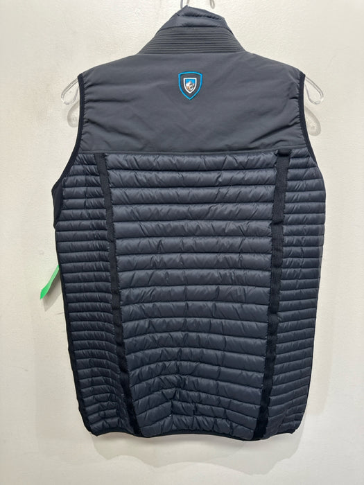 Kuhl Size S Black Synthetic Solid Puffer Zip Up Men's Jacket