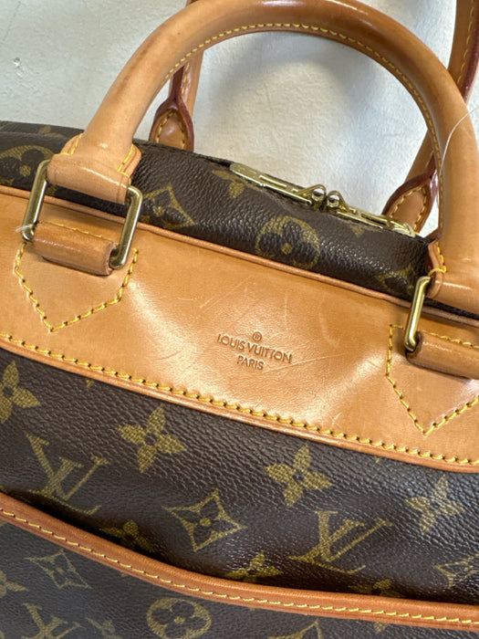 Louis Vuitton Brown Print Coated Canvas Monogram Top Handle Vintage Bag