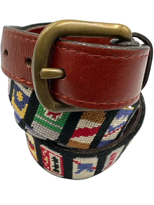 Smathers & Branson Black Canvas Beer Cans Men's Belt