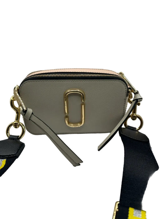 The Marc Jacobs Black & Tan Canvas strap Cross Body Purse