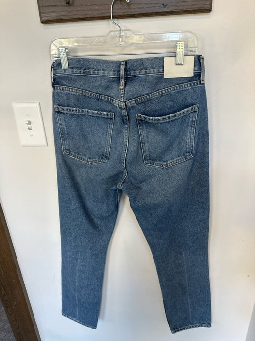 Citizens of Humanity Size 26 Med Dark Wash Cotton High Waist Button Fly Jeans