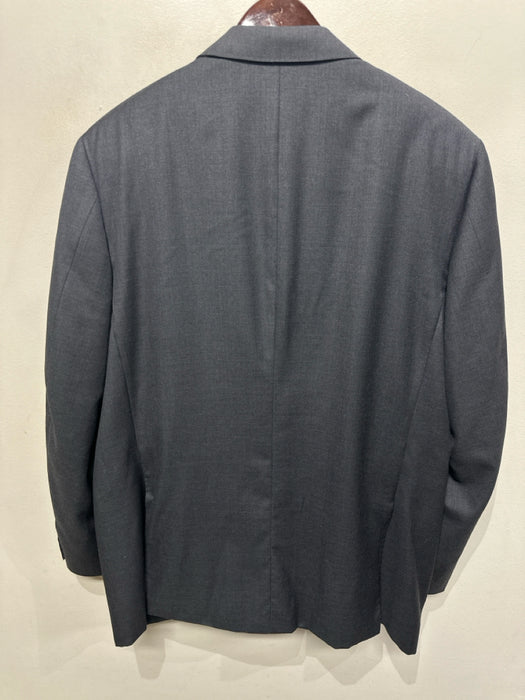 Canali Gray Wool Solid 2 Button Men's Suit