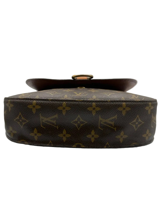 Louis Vuitton Brown Coated Canvas Monogram Flap Top Adjustable Strap Bag