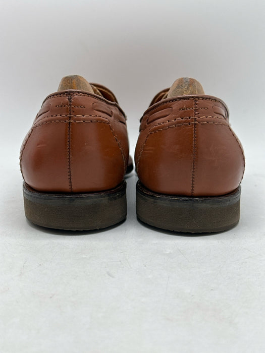 Alden Shoe Size 10 AS IS Brown Leather Solid Tassel Men's Shoes