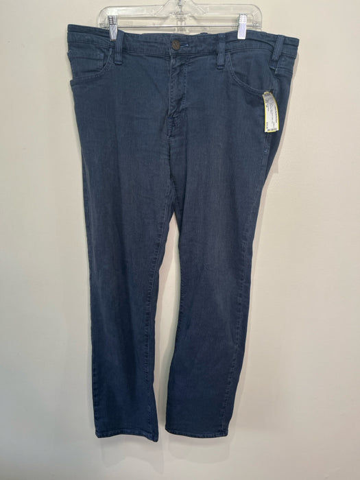34 Heritage Size 38 Blue Cotton Blend Solid Jean Men's Pants