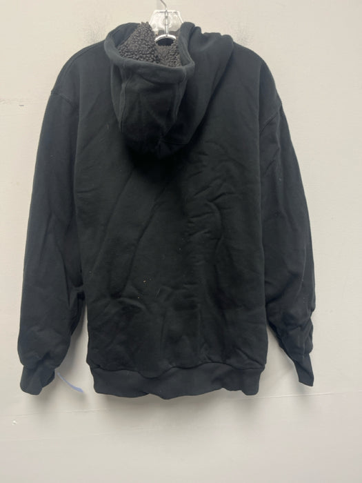 Carhartt AS IS Size M Black Cotton Blend Solid Fur Lining Men's Jacket