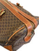 Labels Resale Boutique vintage Celine brown monogram coated canvas zip top duffle weekender bag with leather trim