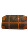 Labels Resale Boutique vintage Celine monogram coated canvas duffle weekender bag in brown and dark brown