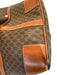 Labels Resale Boutique vintage Celine brown monogram coated canvas duffle weekender bag with leather trim