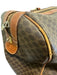 Labels Resale Boutique vintage Celine brown monogram coated canvas weekender duffle bag with zip top closure
