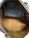 Labels Resale Boutique vintage Celine monogram coated canvas duffle weekender bag interior view with zip top